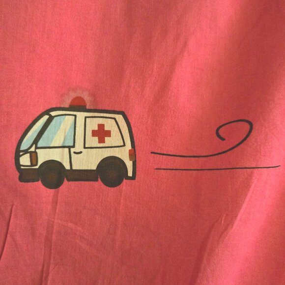 tokidoki by Koi Donutella Pink Heart Scrub Top Small - Picture 6 of 6